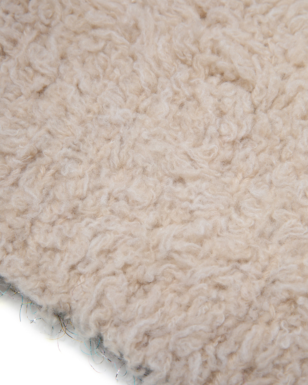 Fuzzy knitted beanie