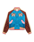 Embroidered bomber jacket