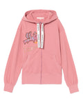 Embroidered embellishment hoodie