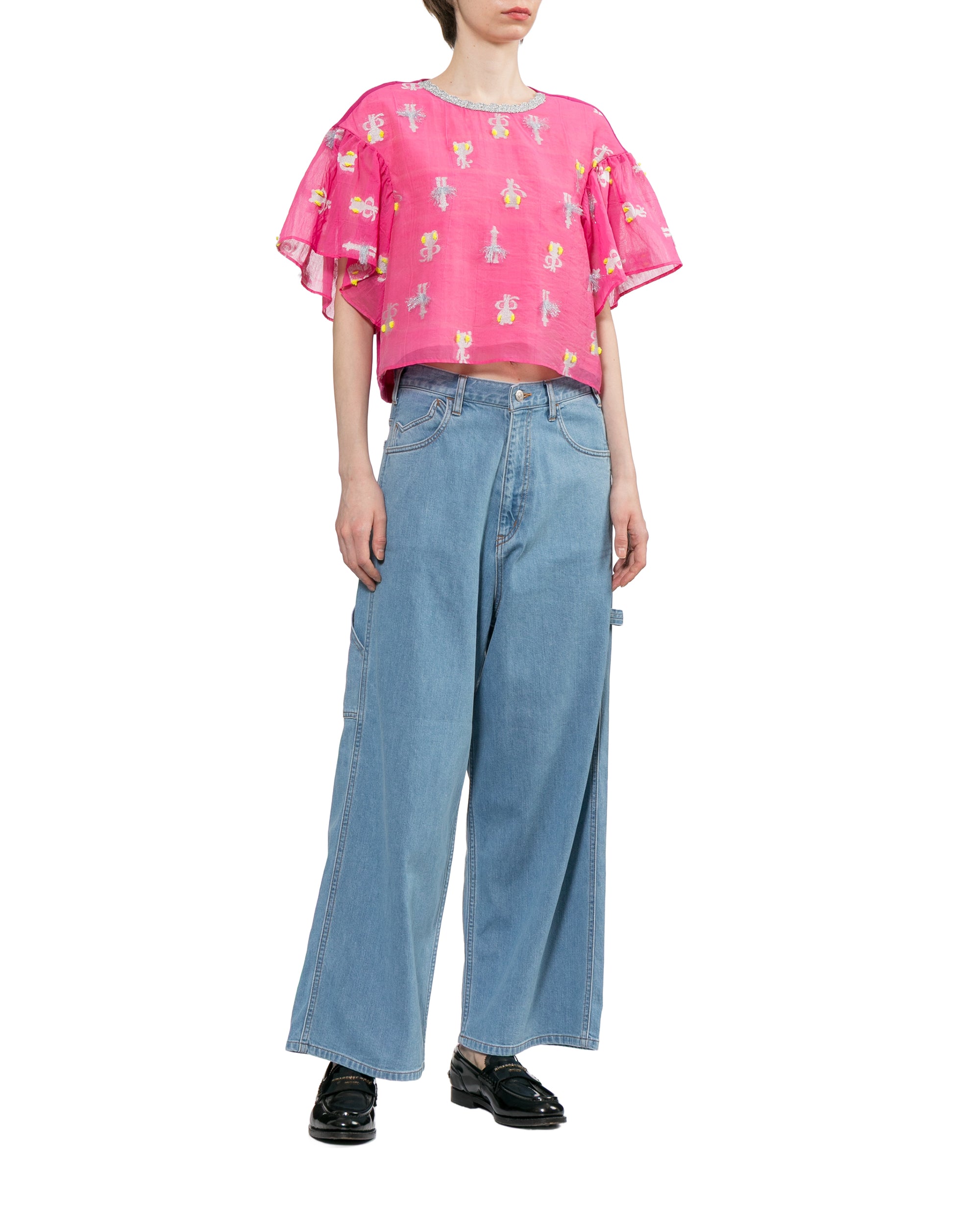 Wide leg jeans