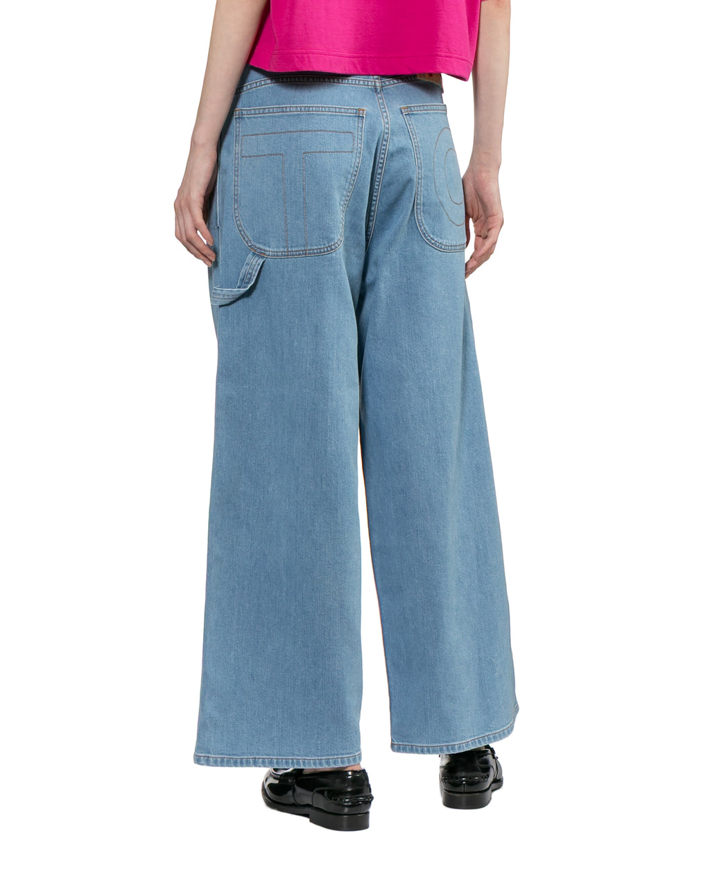 Wide leg jeans