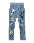 Graphic jeans