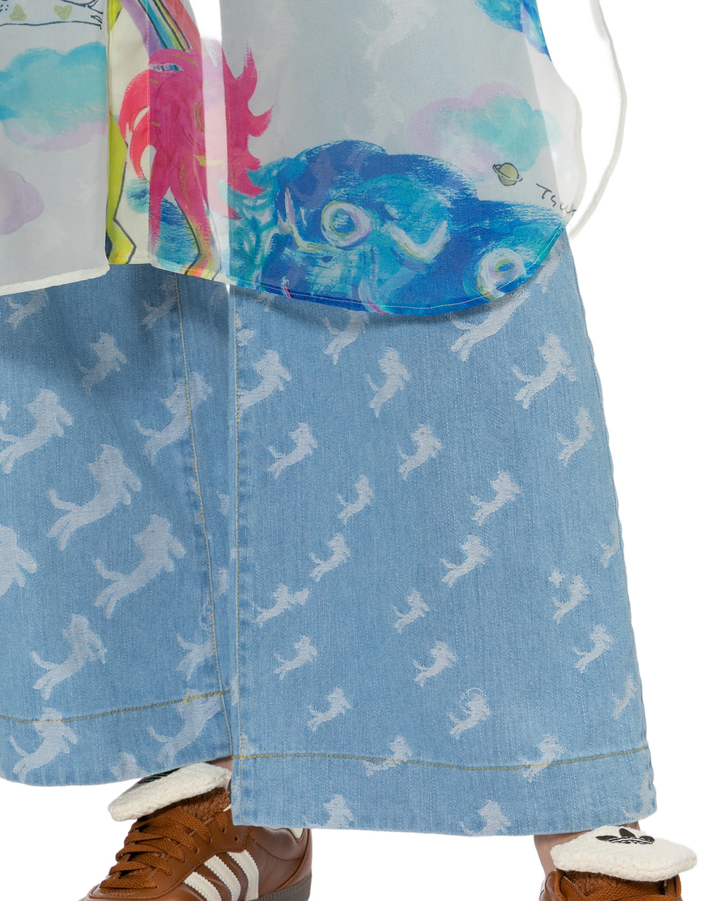Monogram jeans