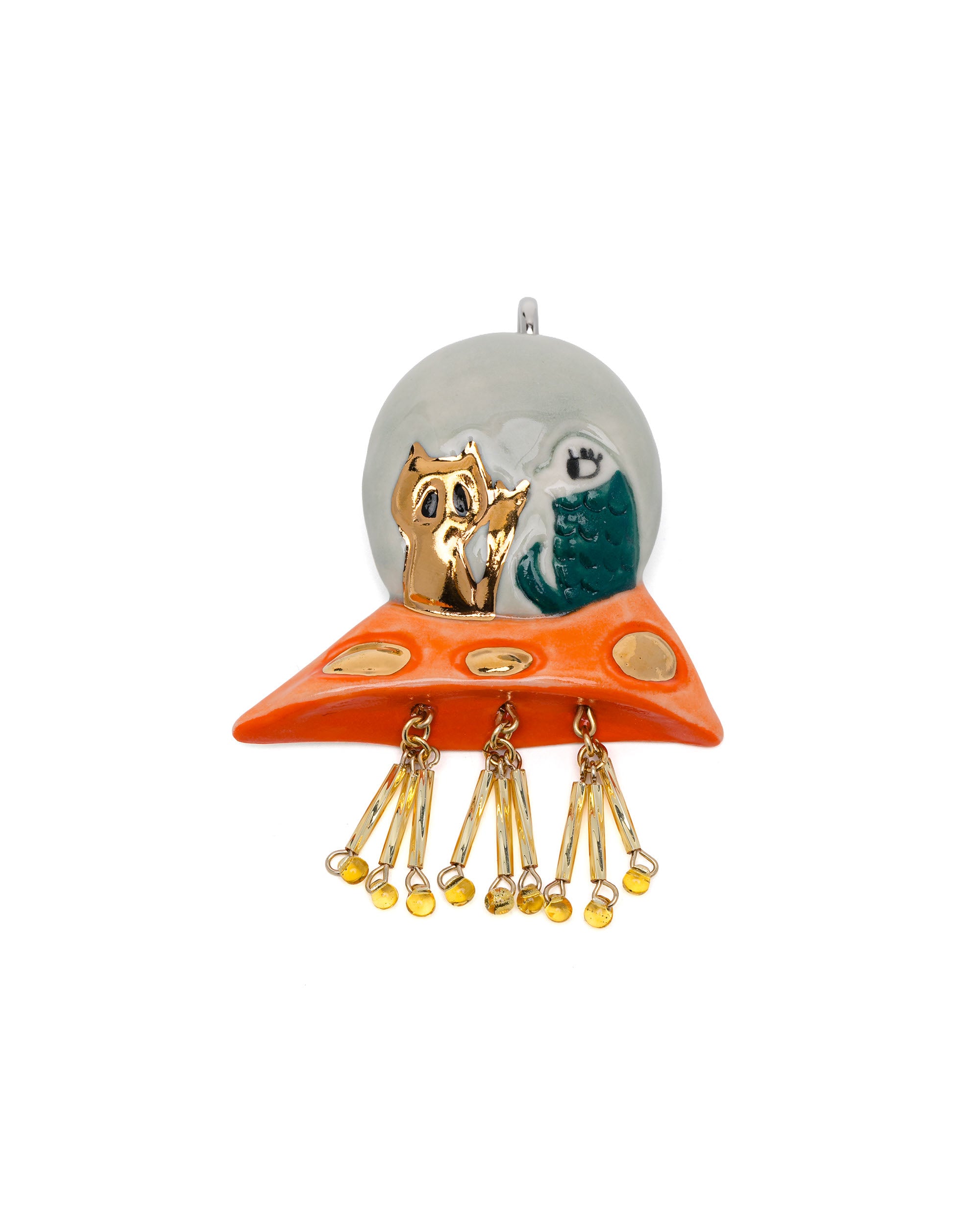 Cat brooch
