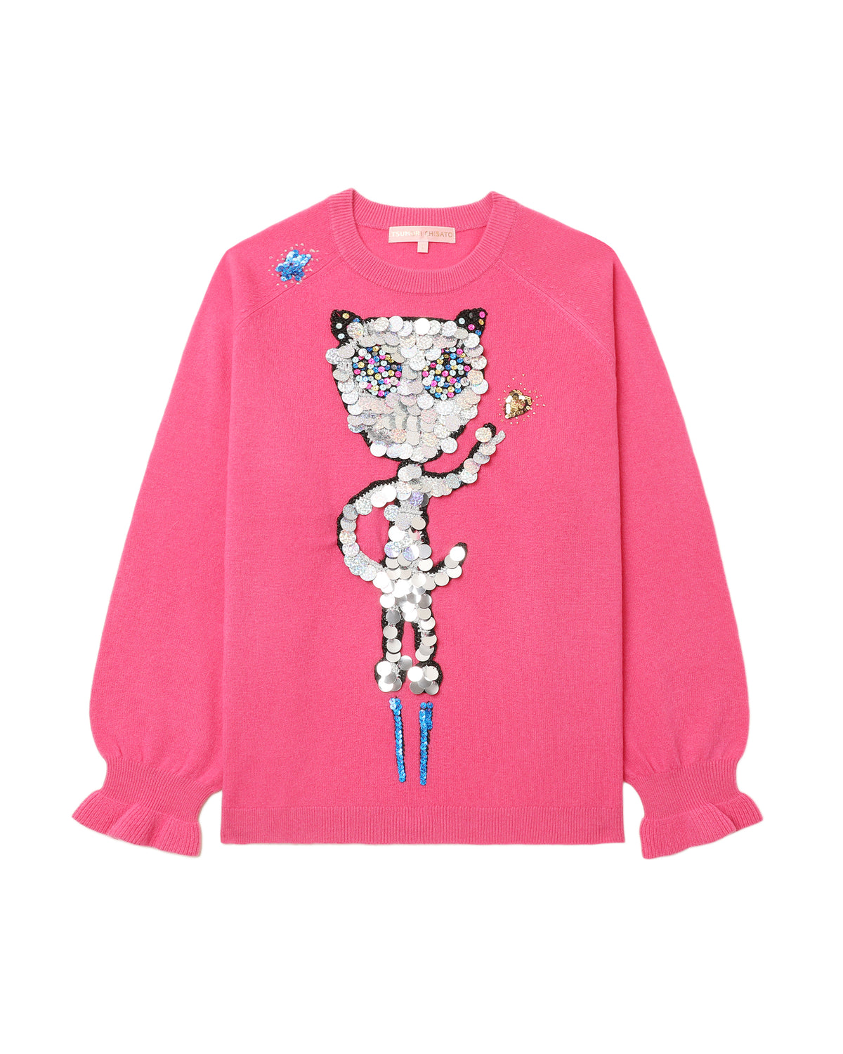 Sequin cat sweater