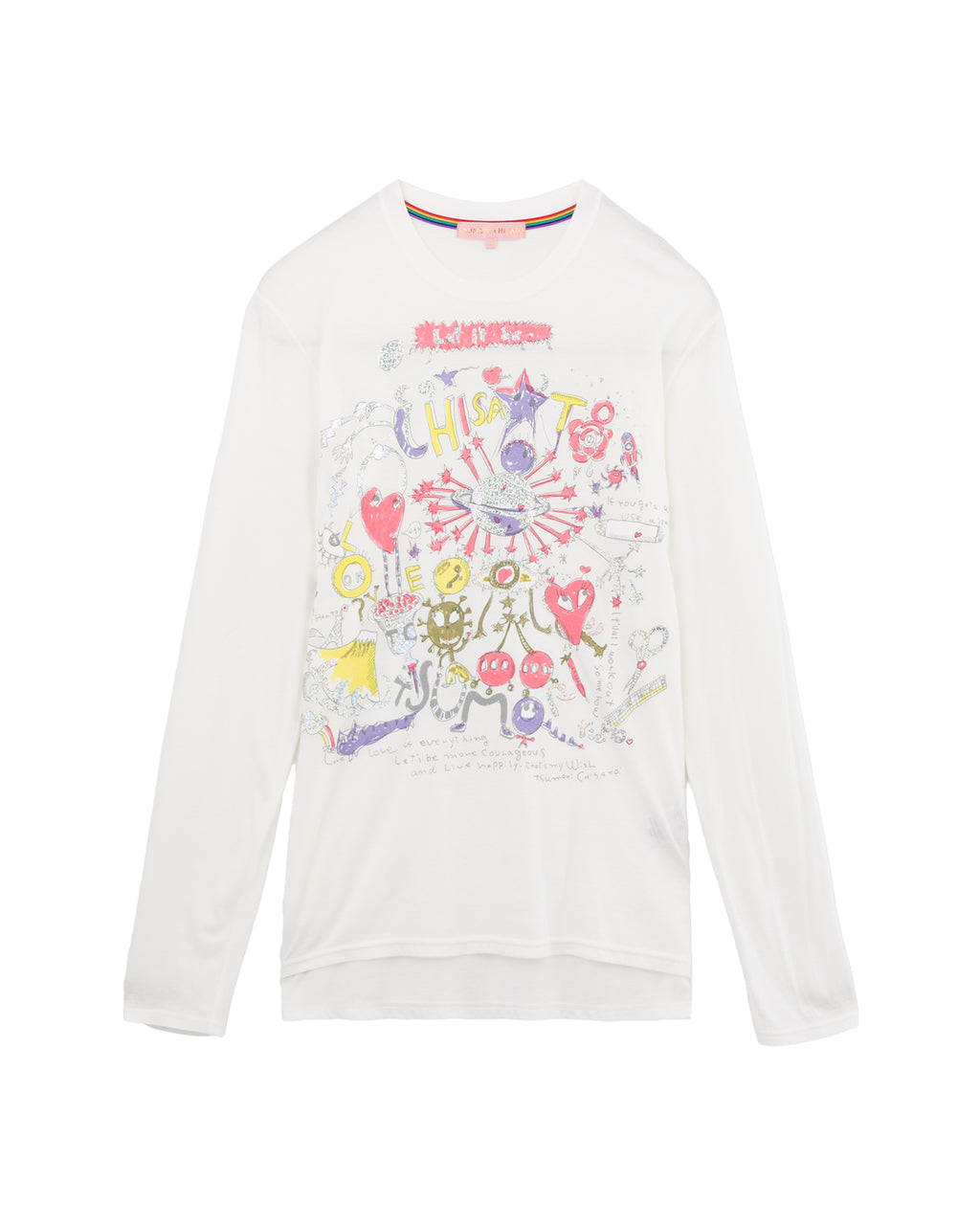 Graphic long sleeve tee