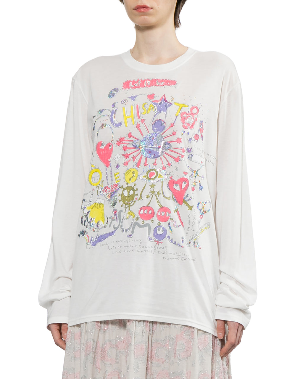 Graphic long sleeve tee