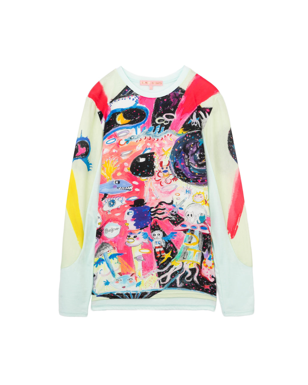 Graphic long sleeve tee