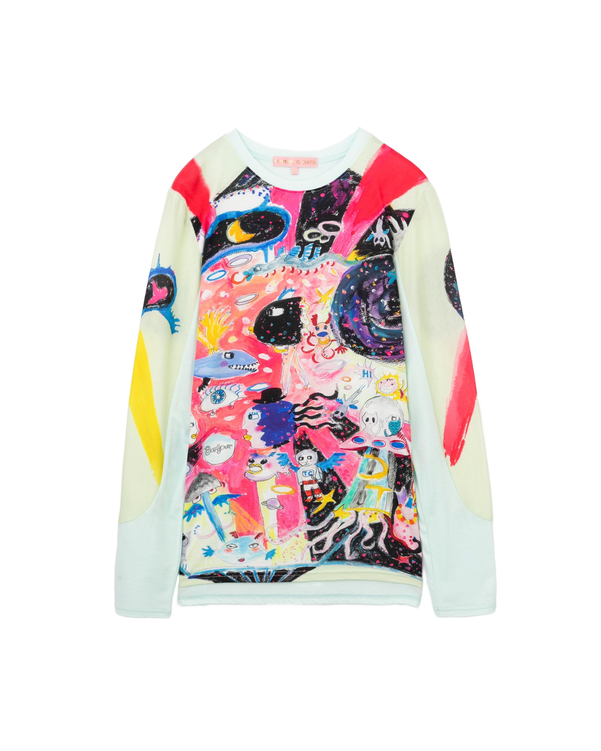 Graphic long sleeve tee