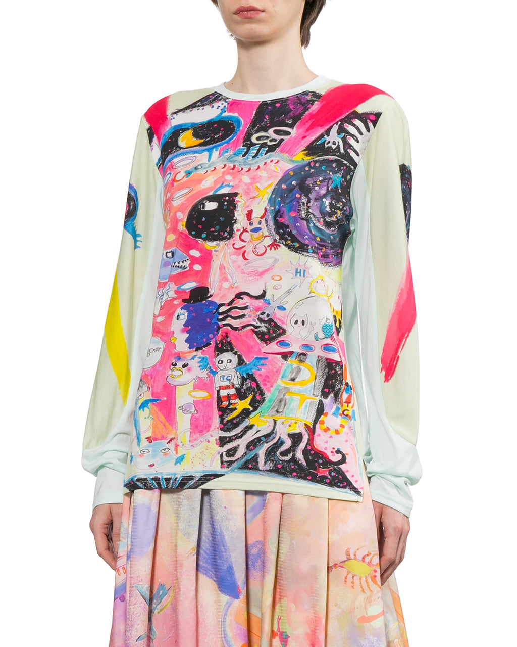 Graphic long sleeve tee