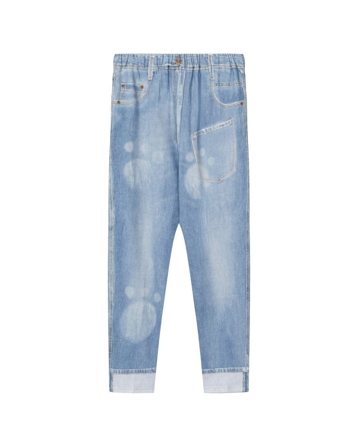 Distressed jeans