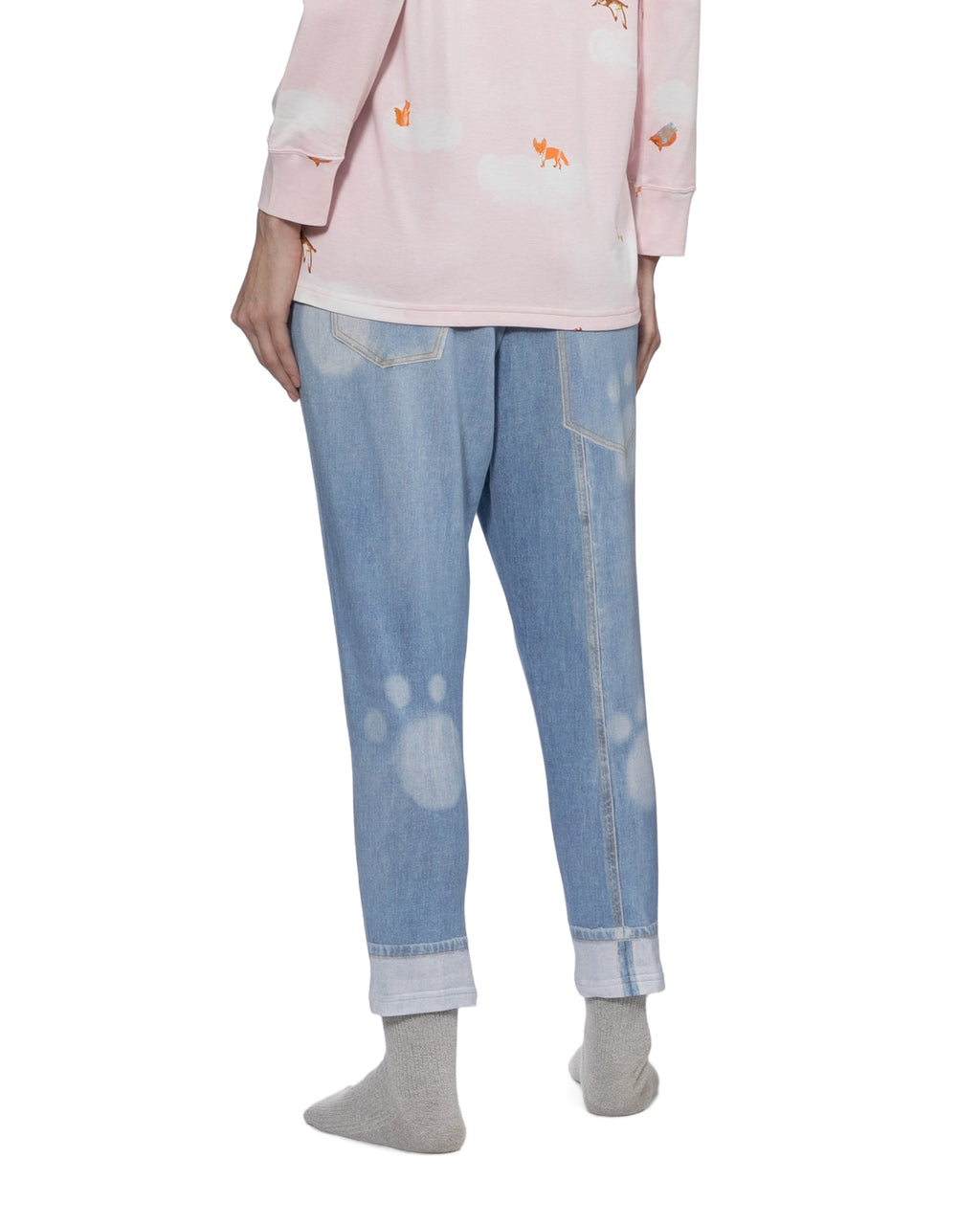 Distressed jeans