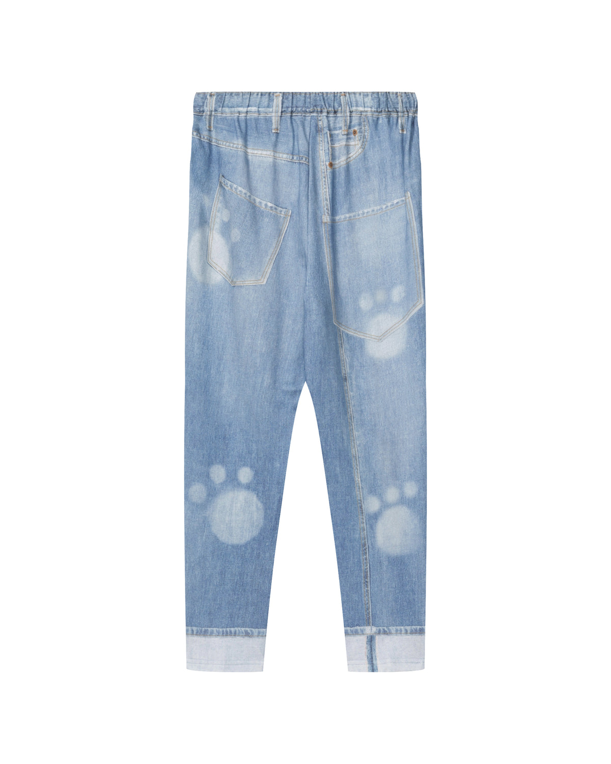 Distressed jeans