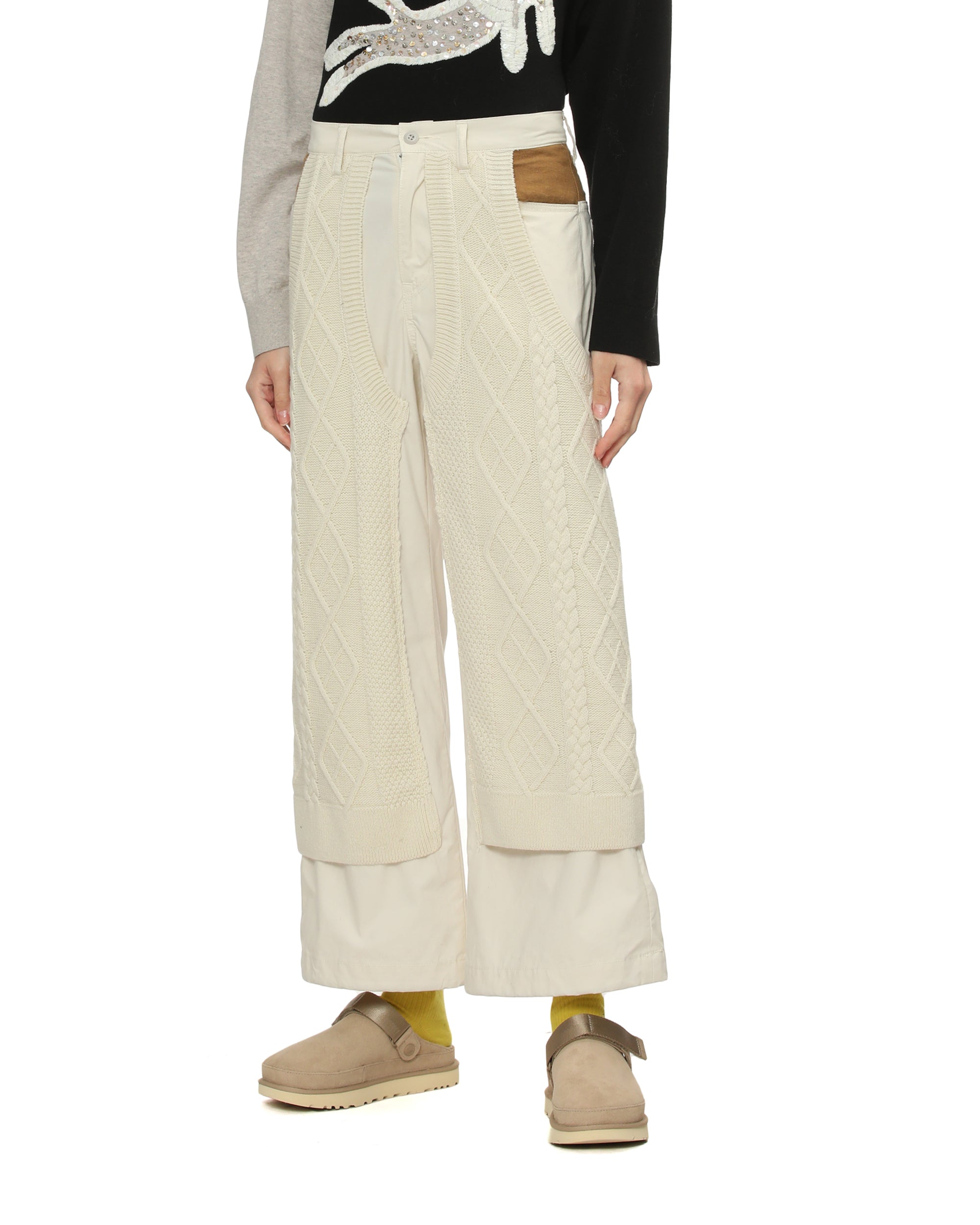 Straight cut pants