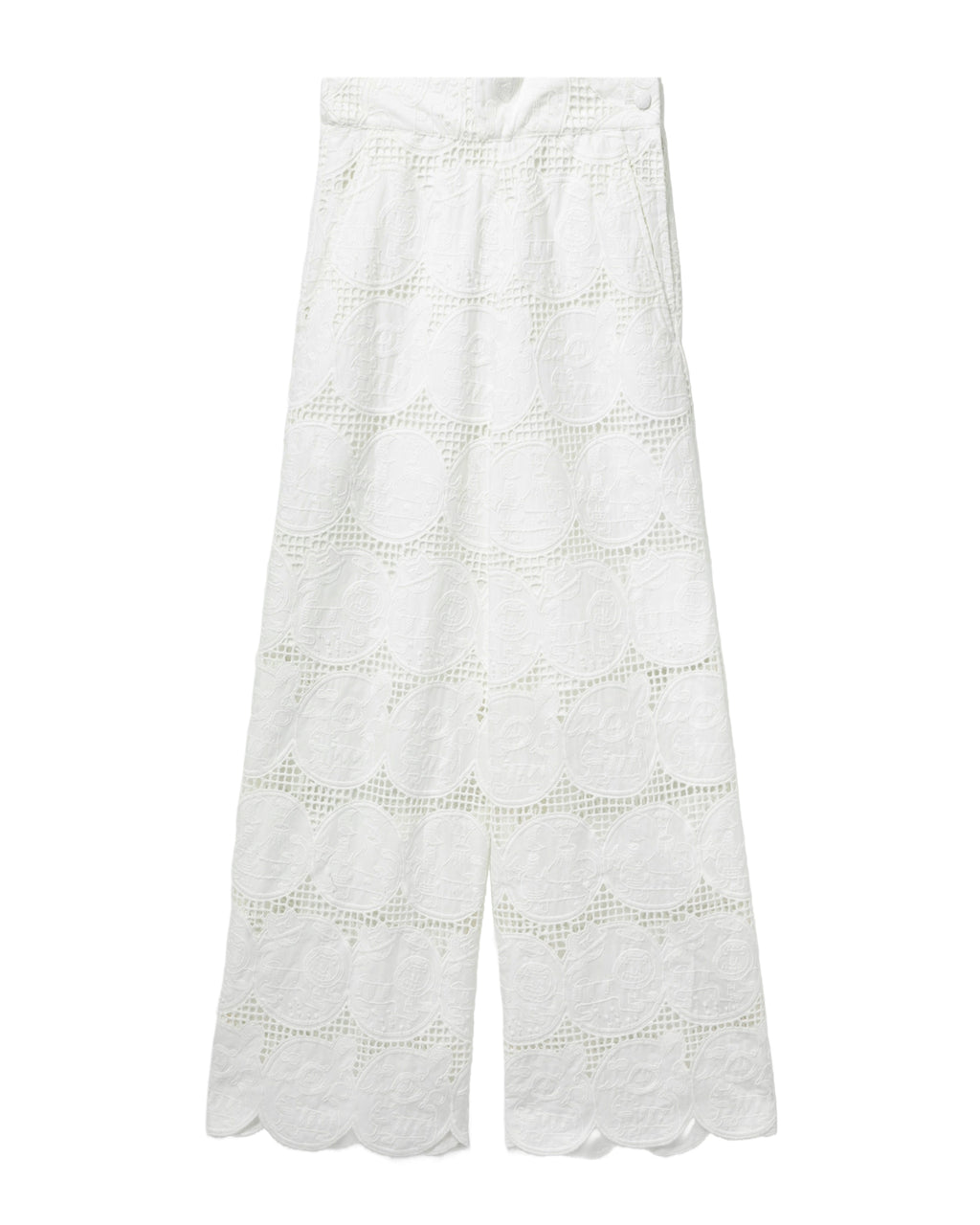 Crochet wide leg pants