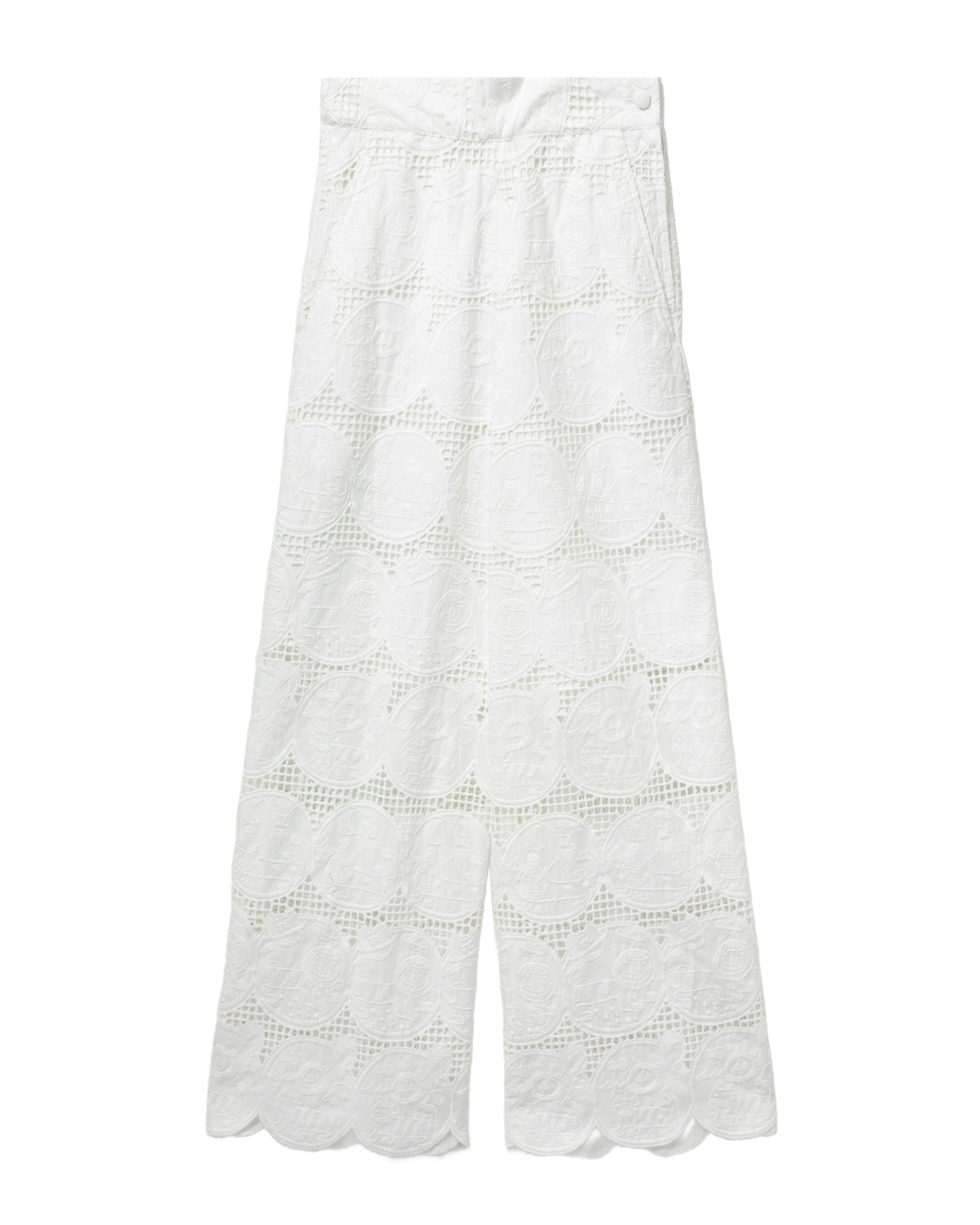 Crochet wide leg pants