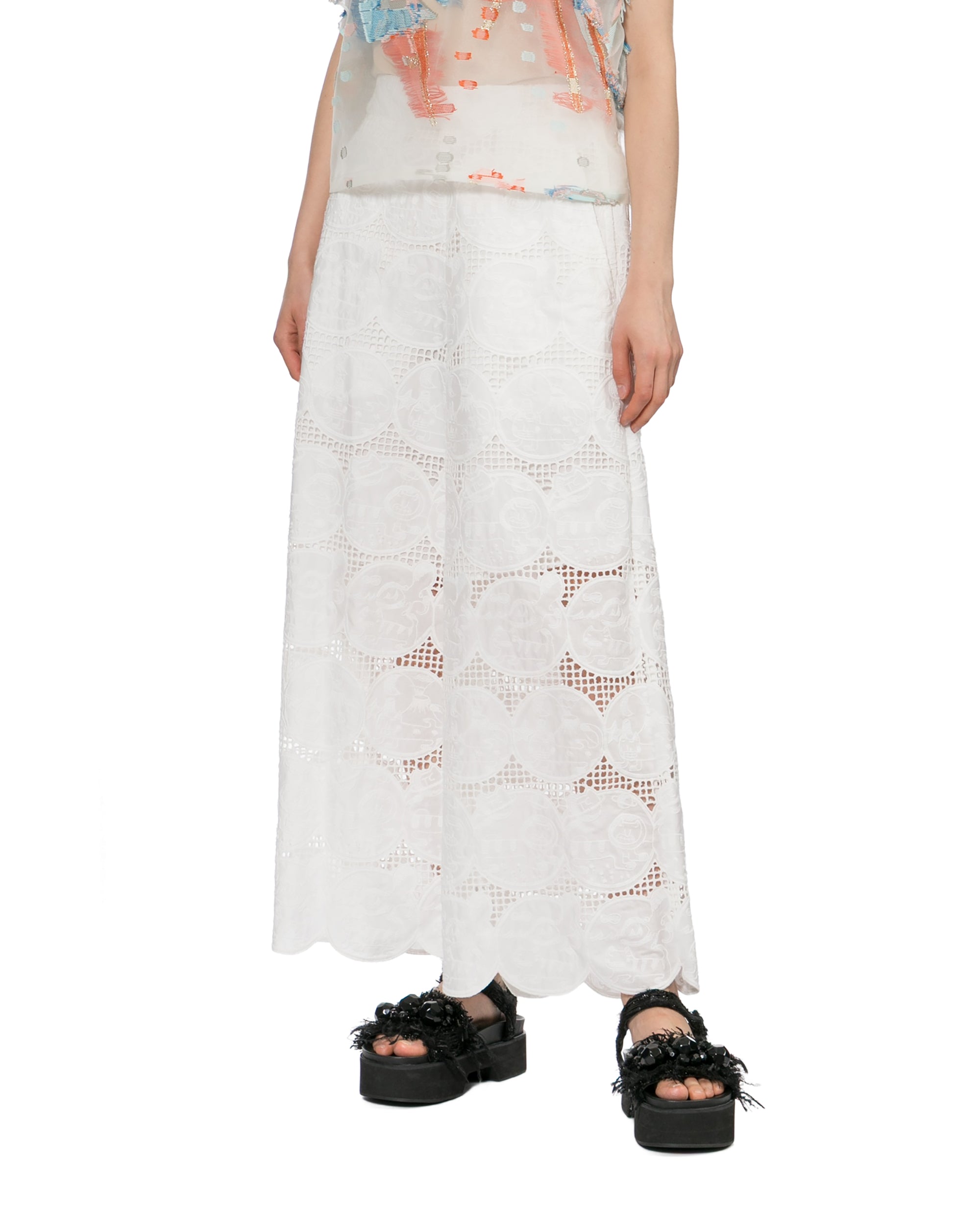 Crochet wide leg pants
