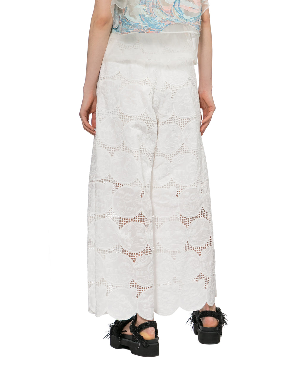 Crochet wide leg pants