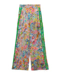 Printed wide leg pants