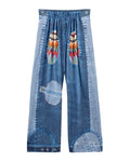 Embroidered jeans