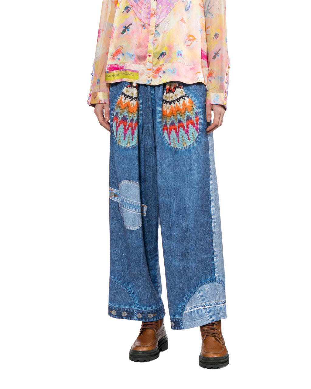 Embroidered jeans
