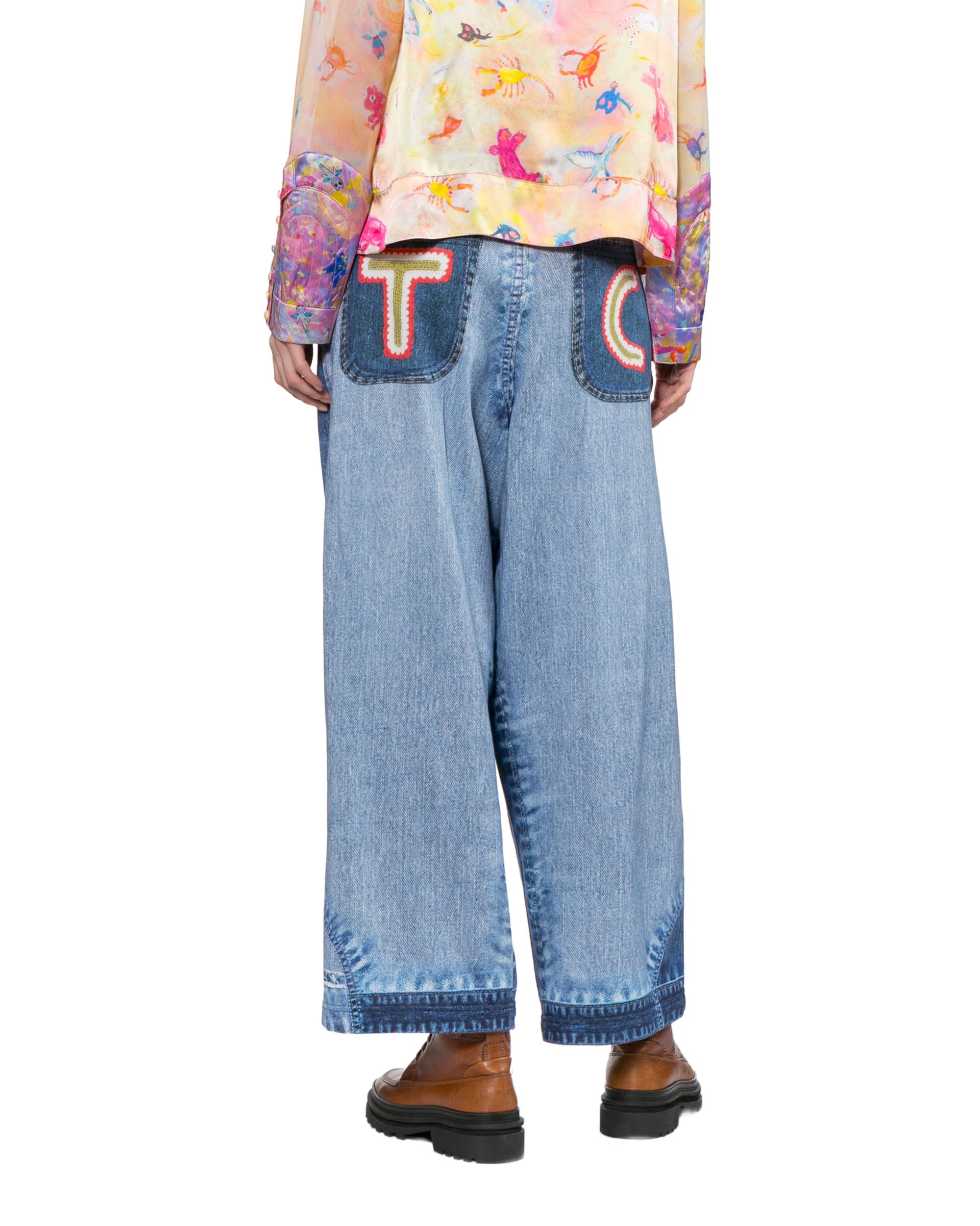 Embroidered jeans