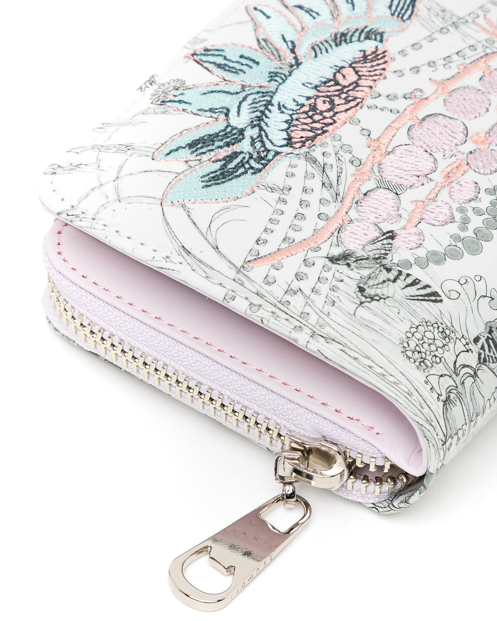 Embroidered wallet