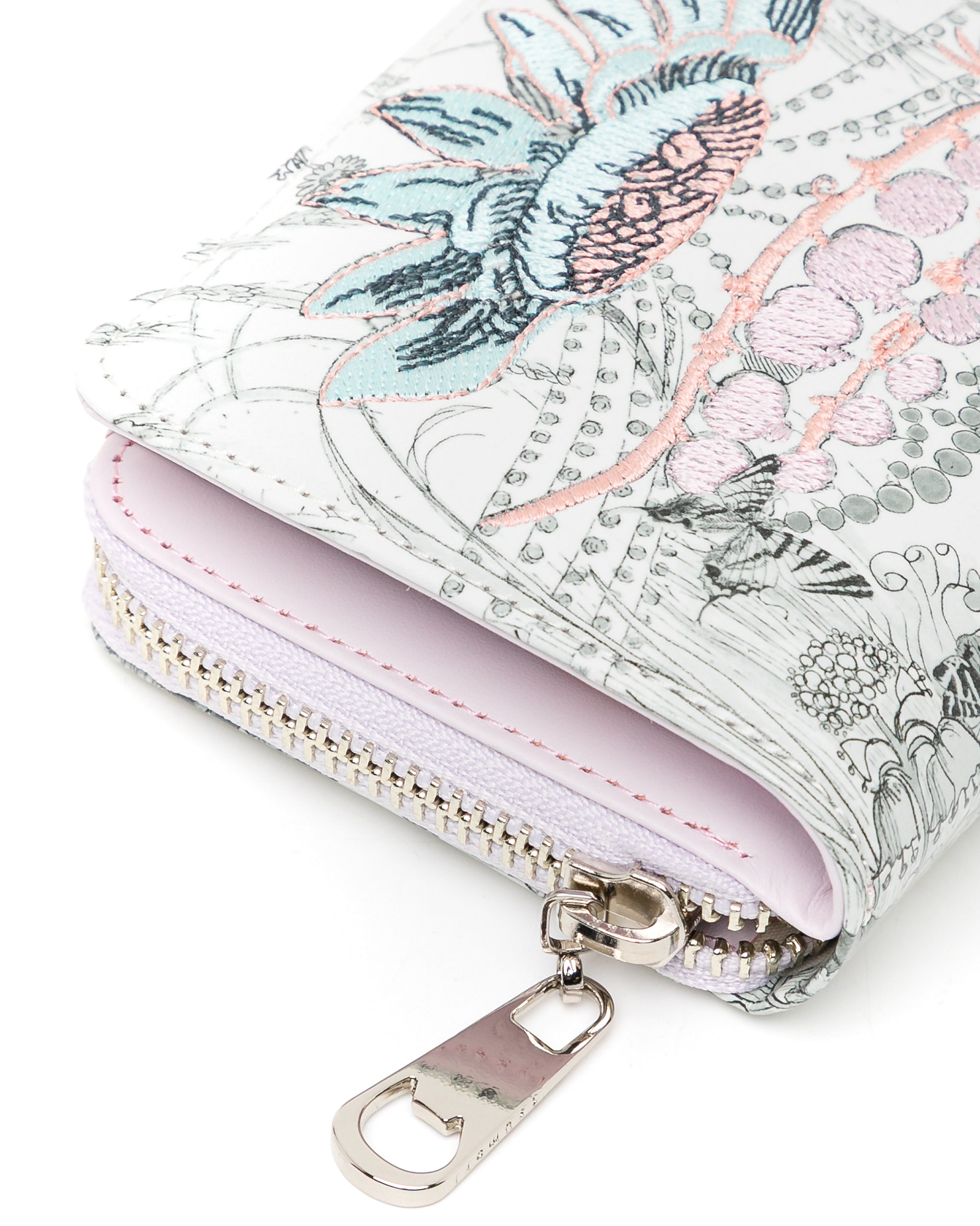Embroidered wallet