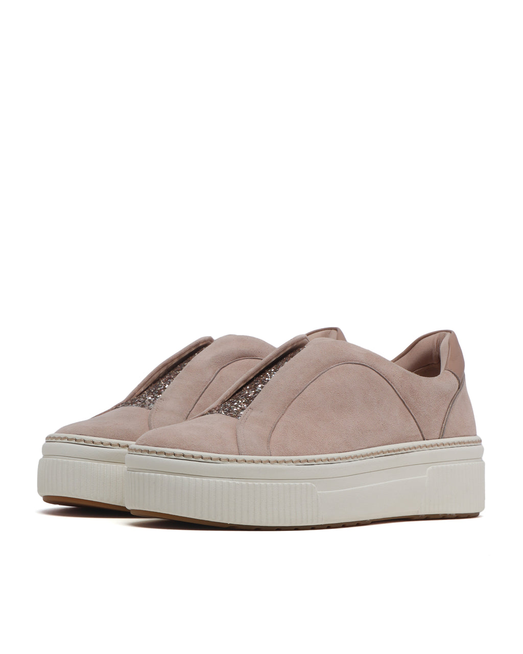Glitter platform sneakers