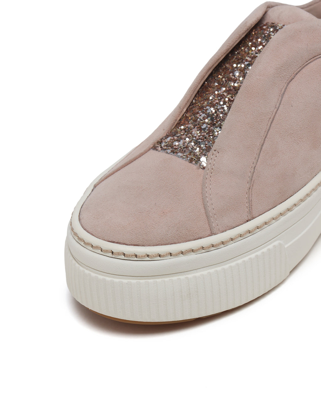 Glitter platform sneakers