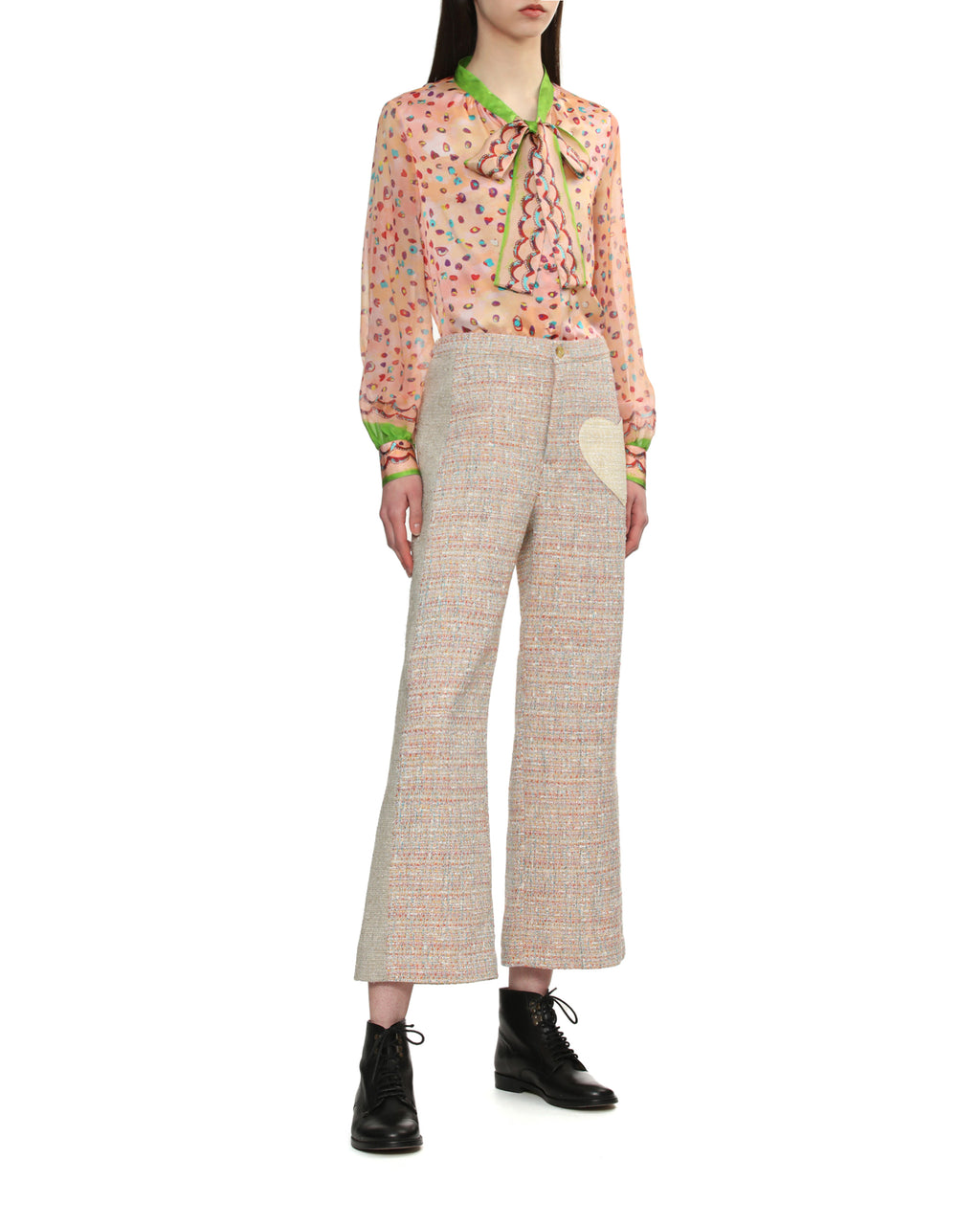 Textured trousers