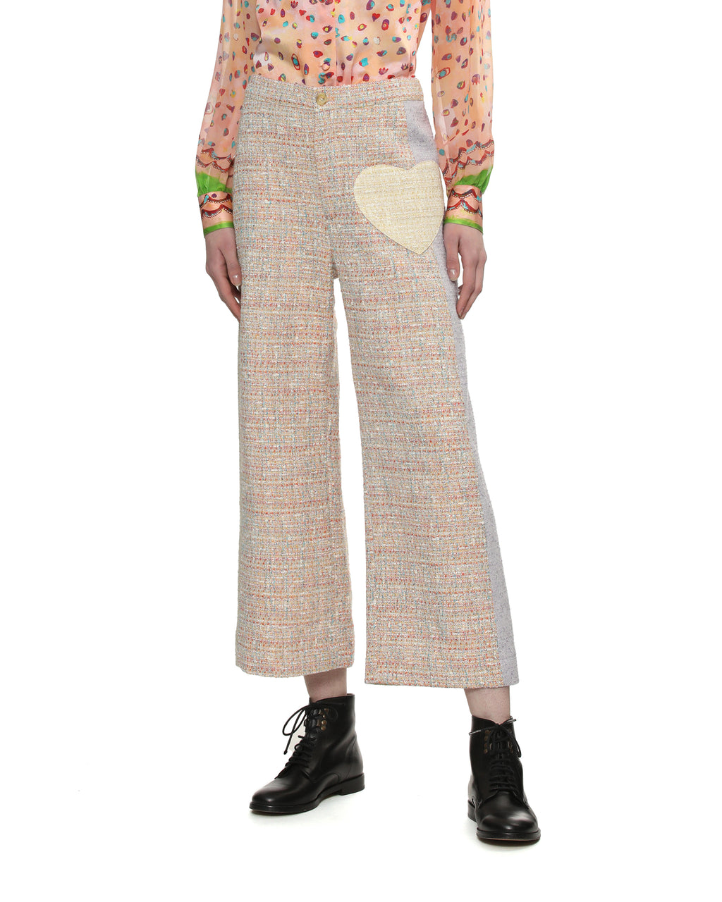 Textured trousers