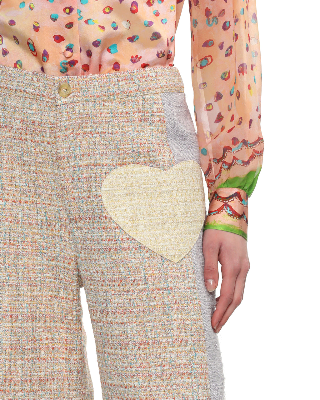 Textured trousers