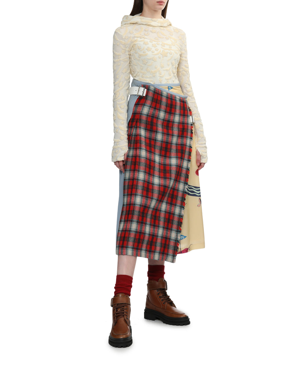 Golfer patchwork skirt