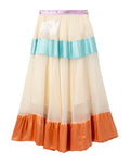 Tiered maxi skirt