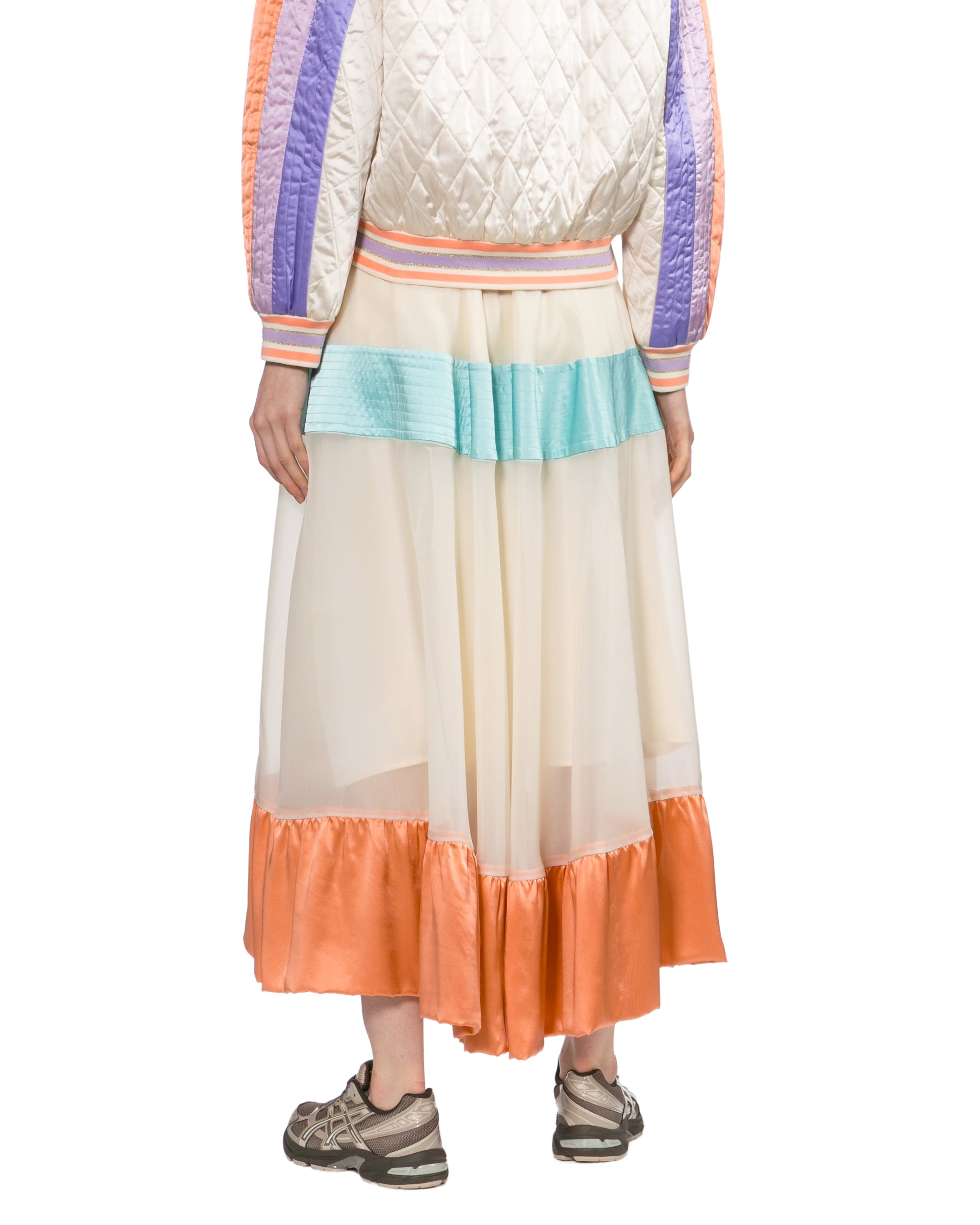 Tiered maxi skirt