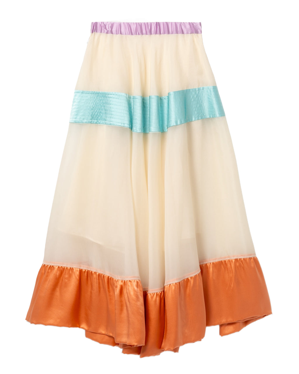 Tiered maxi skirt