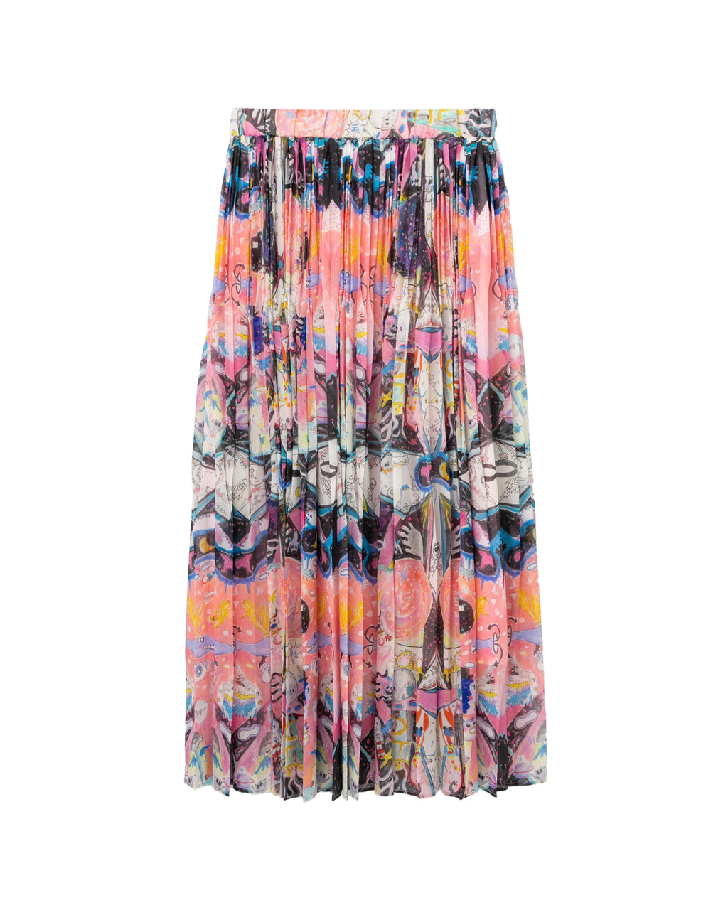 Printed maxi skirt