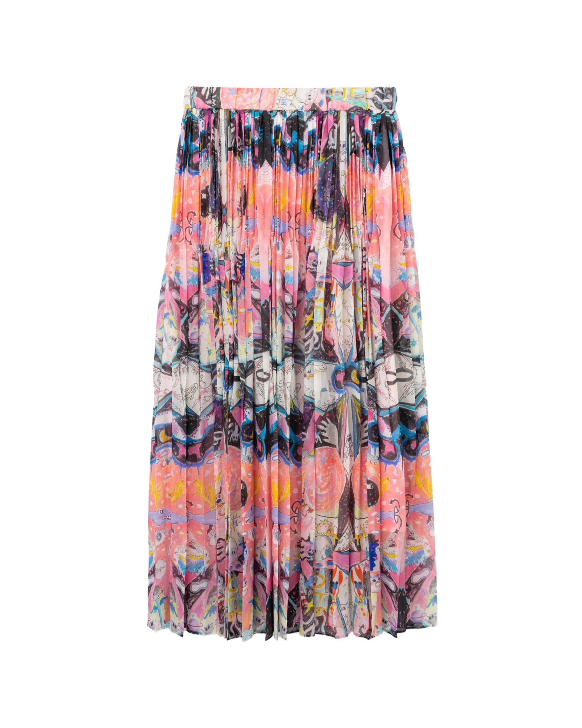 Printed maxi skirt