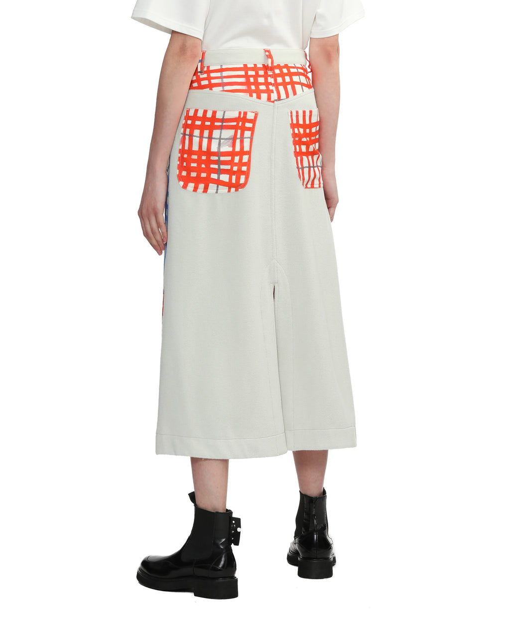 Printed midi skirt