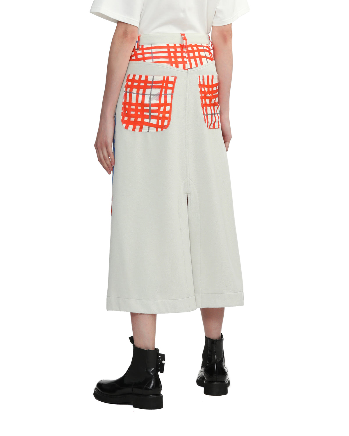 Printed midi skirt