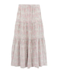 Tiered maxi skirt