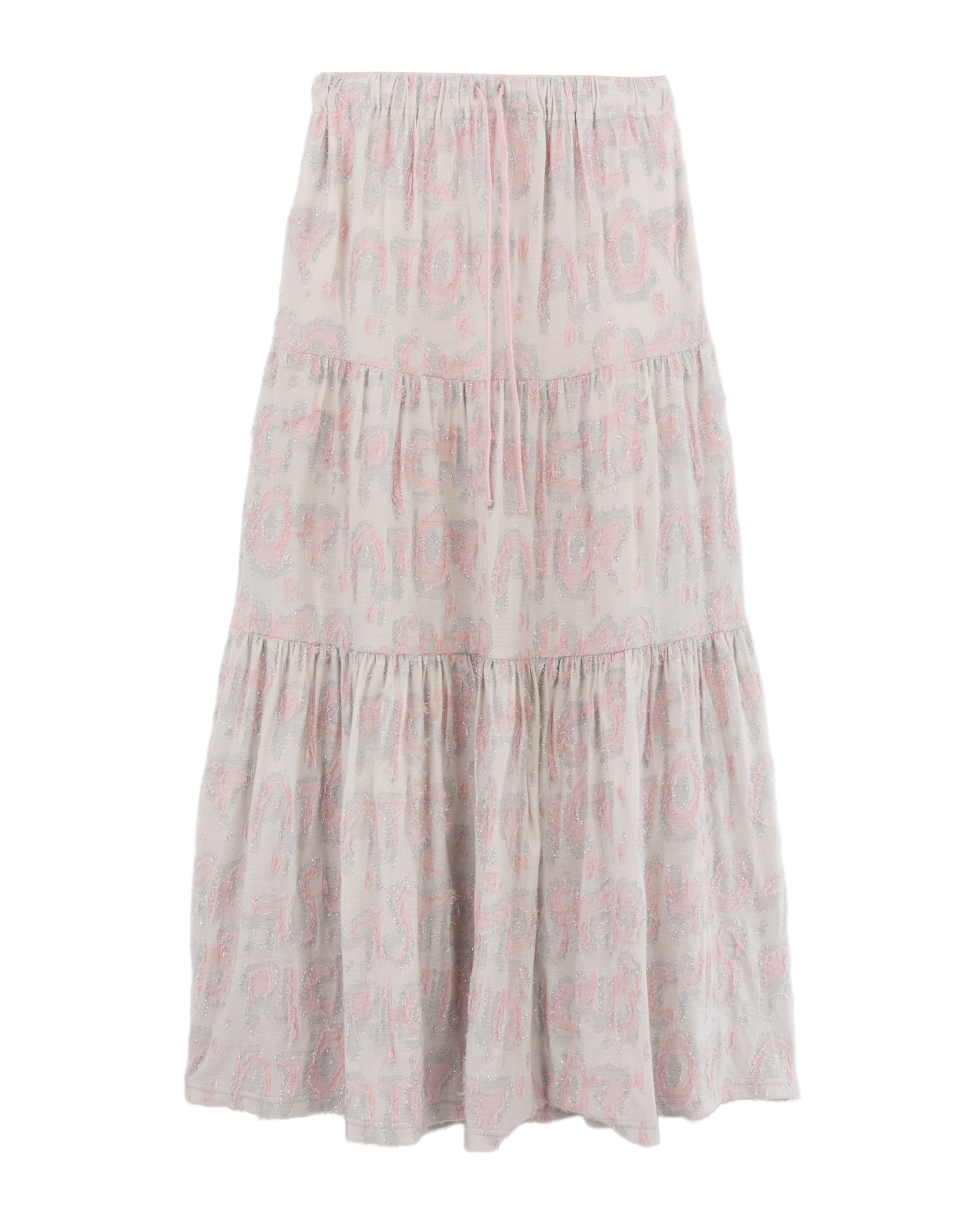 Tiered maxi skirt
