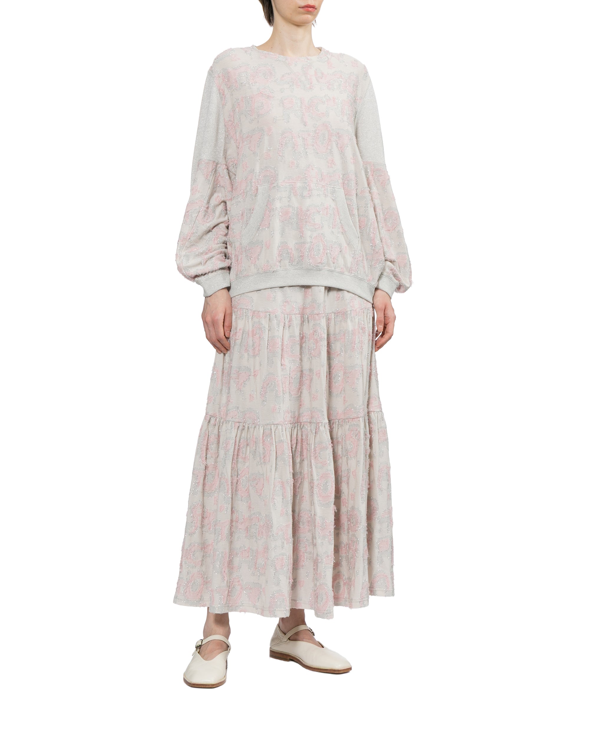 Tiered maxi skirt