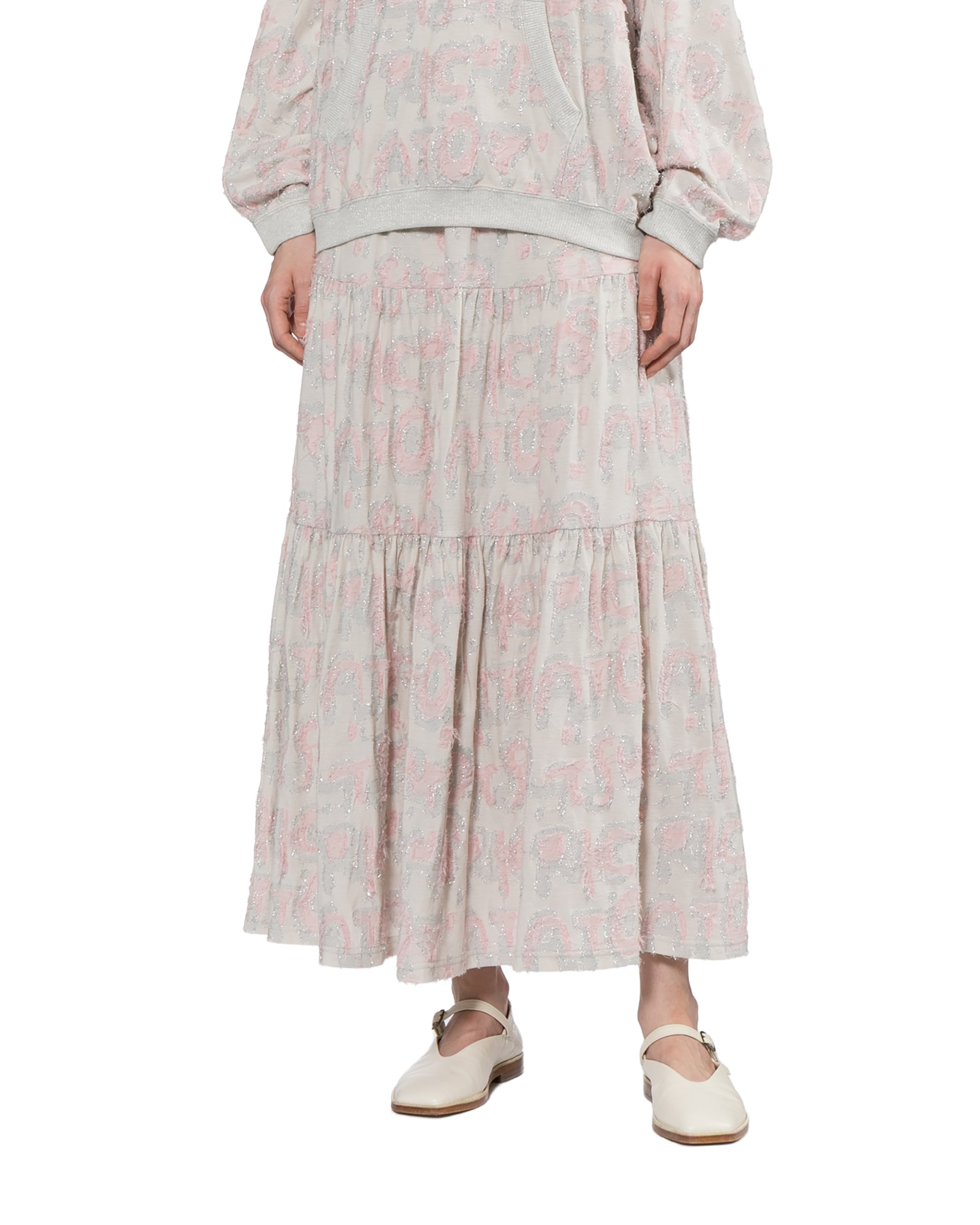 Tiered maxi skirt