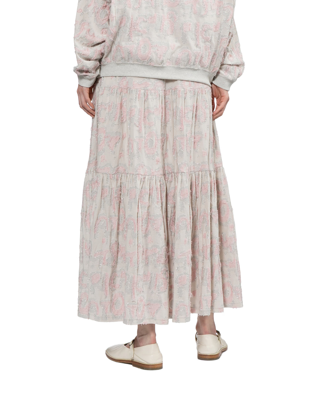 Tiered maxi skirt