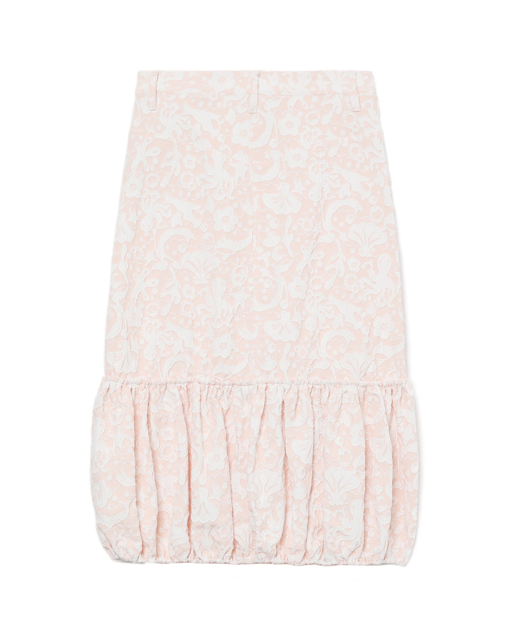 Embossed skirt