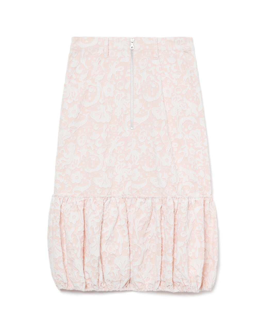 Embossed skirt