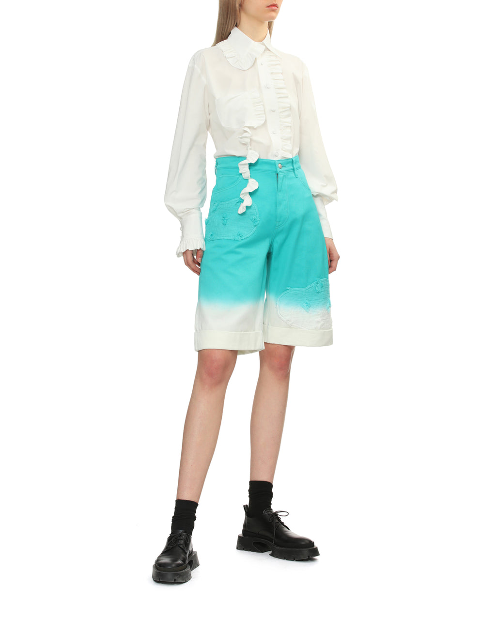 Embroidered shorts