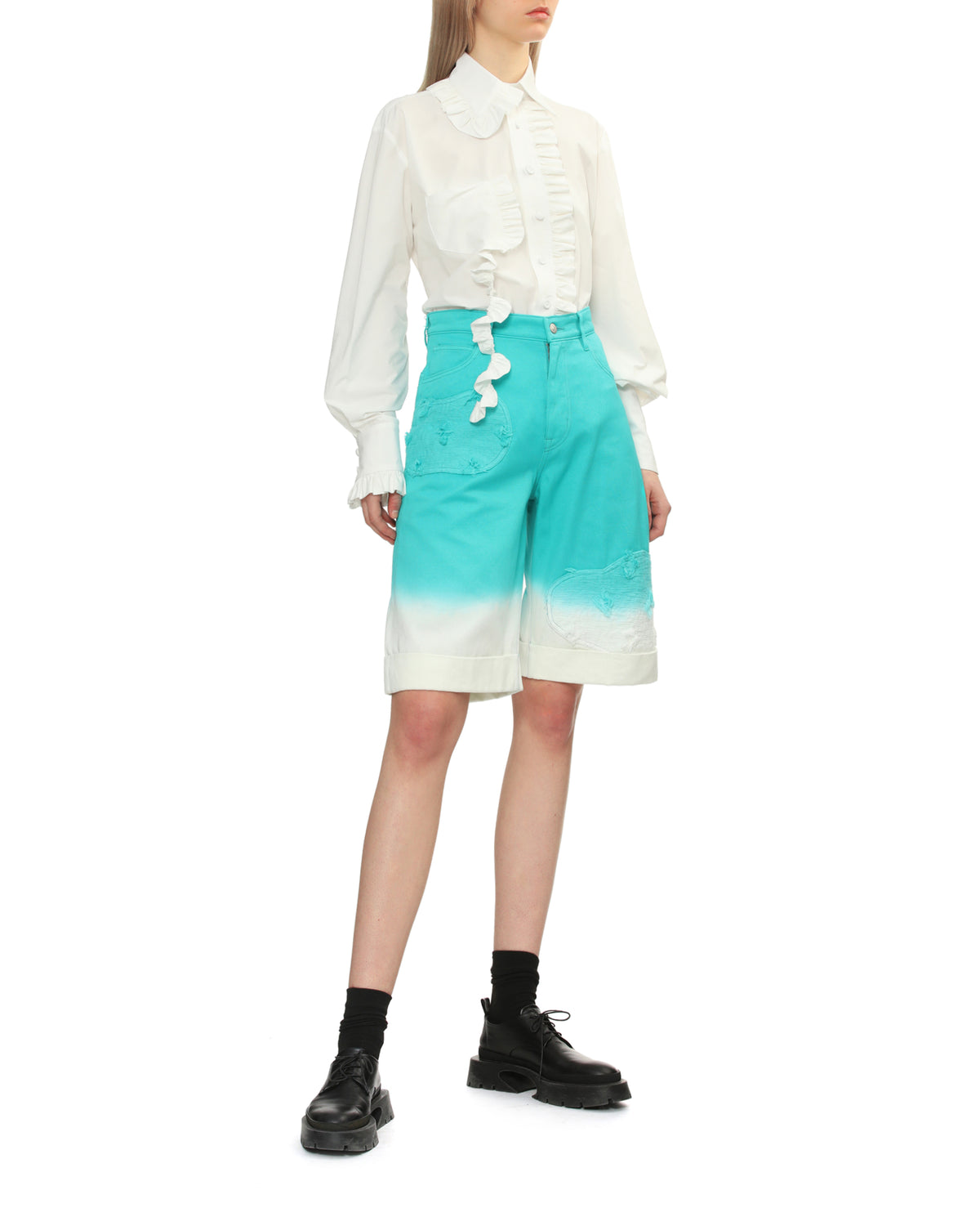 Embroidered shorts